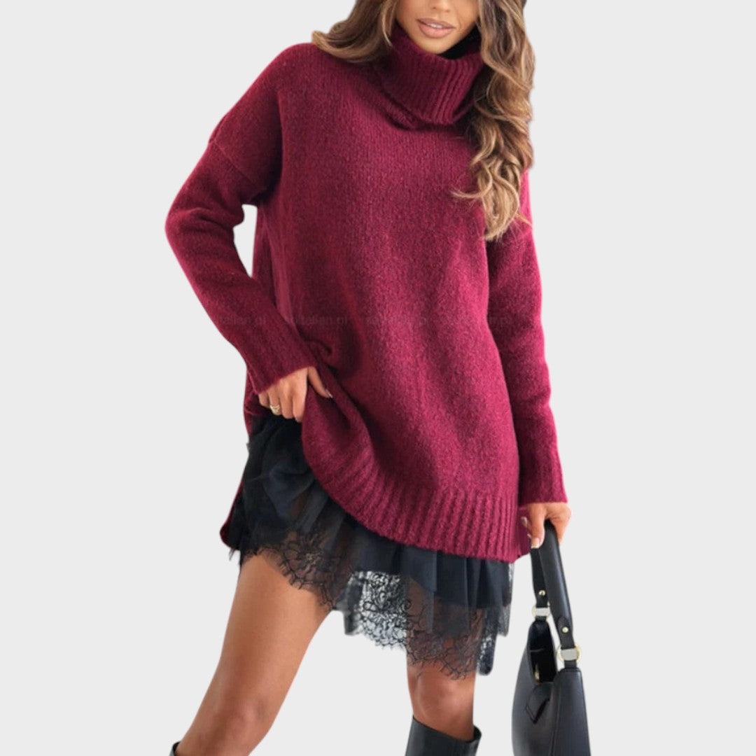 Aurora™ | Stilvoller Pullover mit leichtem Slipdress