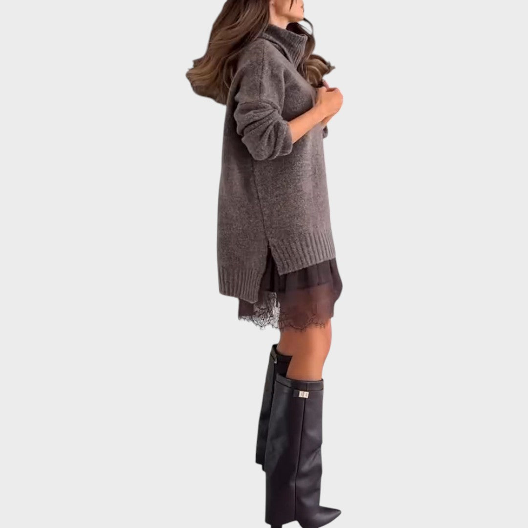 Aurora™ | Stilvoller Pullover mit leichtem Slipdress