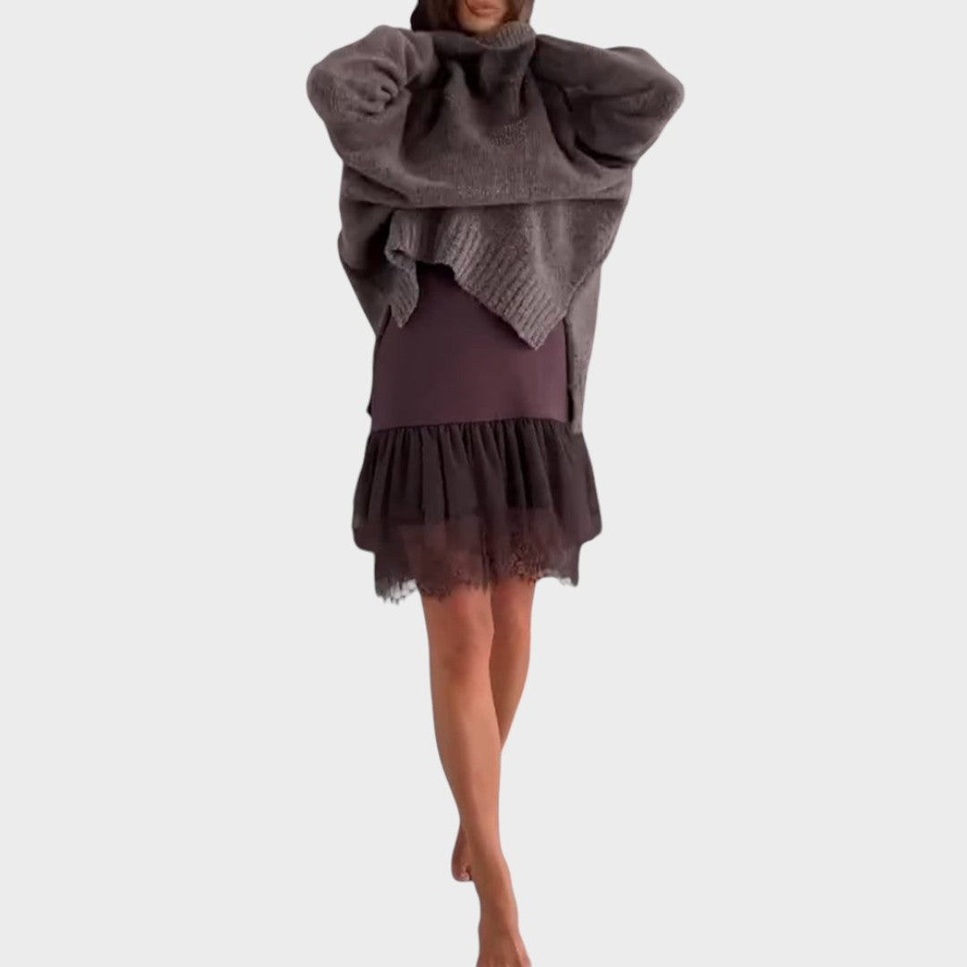 Aurora™ | Stilvoller Pullover mit leichtem Slipdress