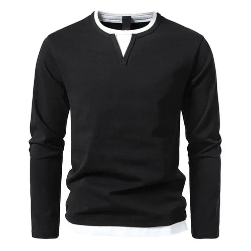 Alwin | Hochwertiges Langarmshirt aus gekämmter Baumwolle