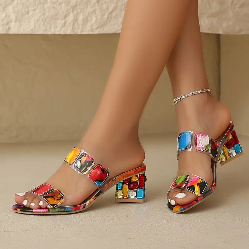 Flora - Doppelschnallen-Sandalen