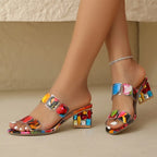 Flora - Doppelschnallen-Sandalen