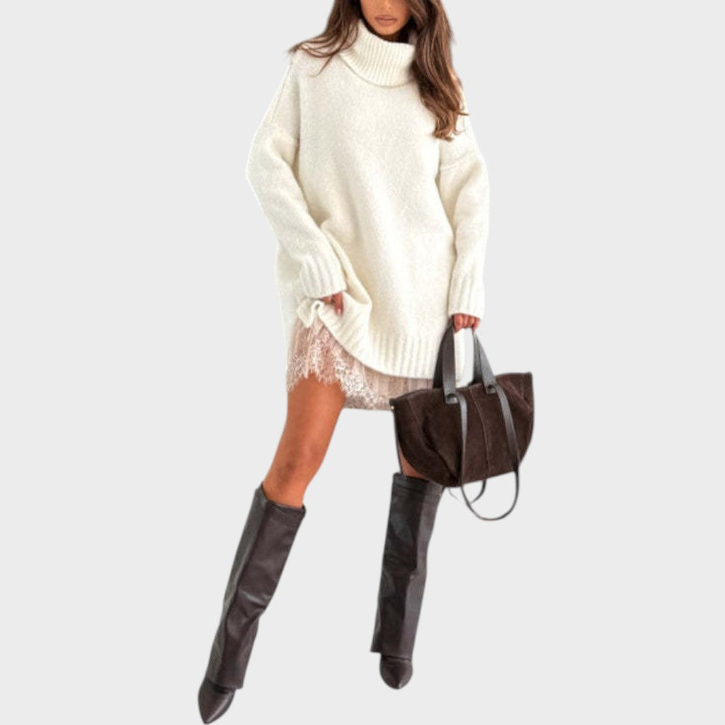 Aurora™ | Stilvoller Pullover mit leichtem Slipdress