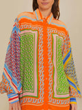Josephine | Buntes Shirt im Tropischen Stil