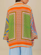 Josephine | Buntes Shirt im Tropischen Stil