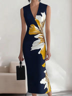 Lily | Strand Glam Elegantes Midikleid für Festivals und den Arbeitsplatz