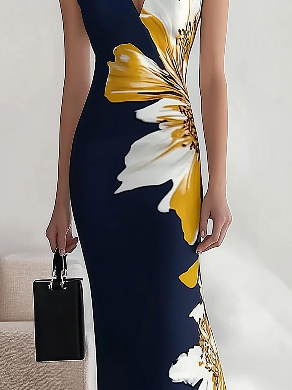 Lily | Strand Glam Elegantes Midikleid für Festivals und den Arbeitsplatz
