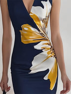Lily | Strand Glam Elegantes Midikleid für Festivals und den Arbeitsplatz