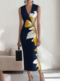Lily | Strand Glam Elegantes Midikleid für Festivals und den Arbeitsplatz