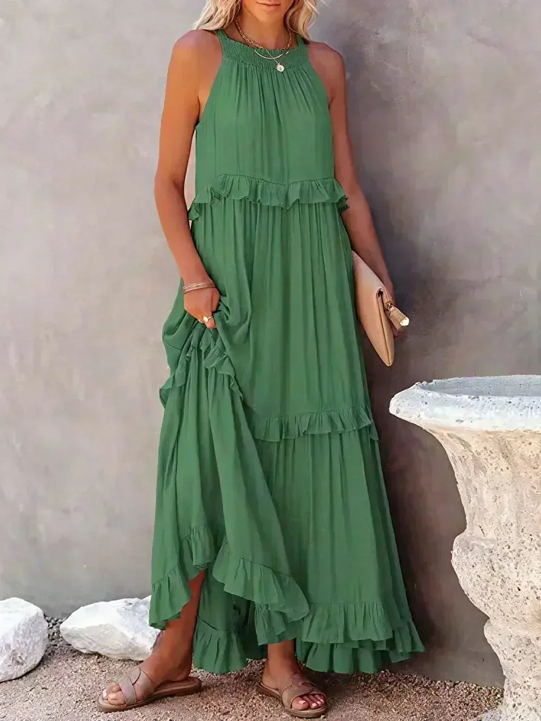 Dylilah | Kleid mit Rüschenabschluss