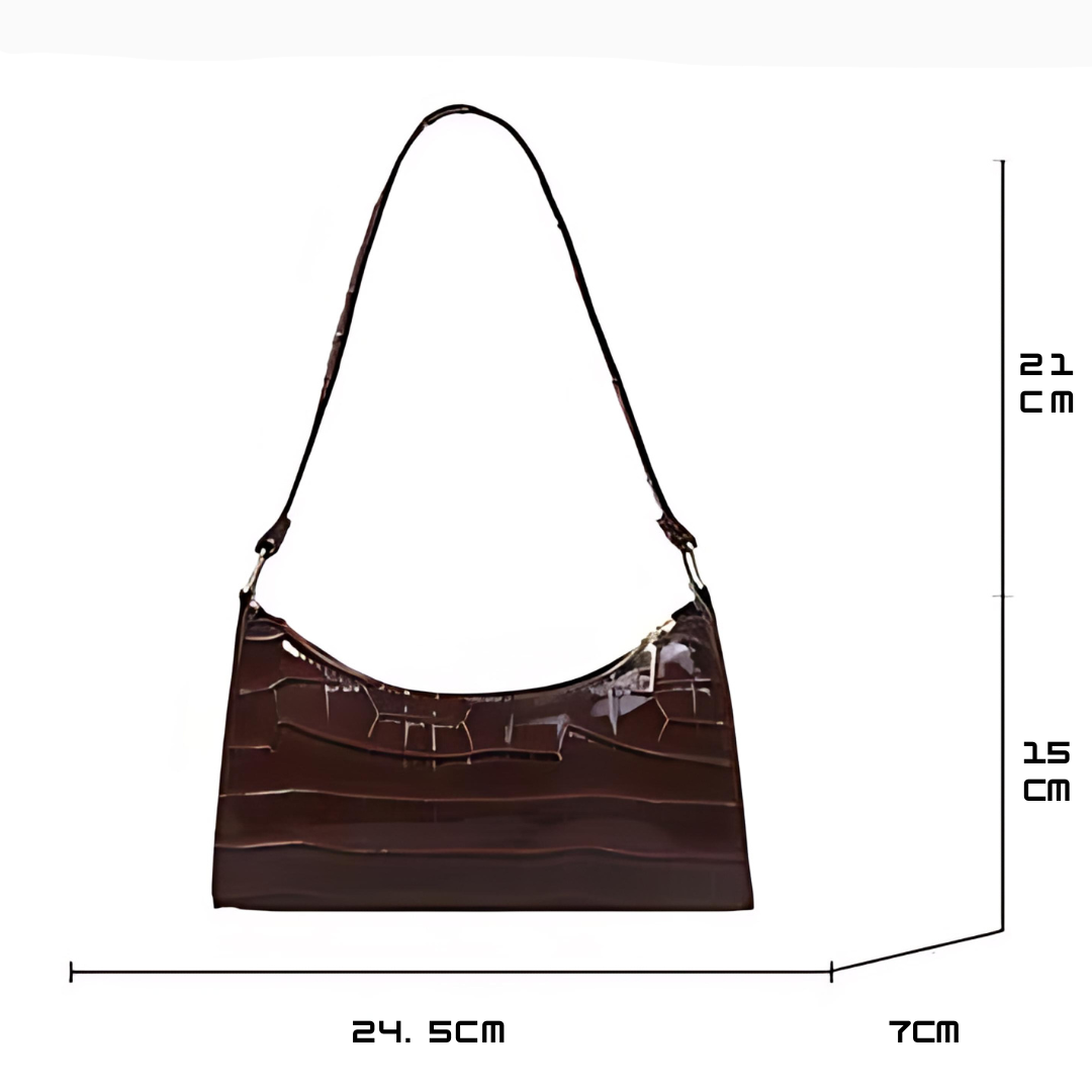 Olivia - Strahlende Lederhandtasche