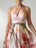 Amiel | Leichtes Maxi-Kleid mit floralem Design