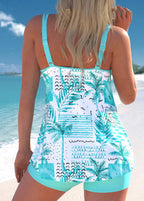 Paige | Buntes Blumen-Tankini-Set