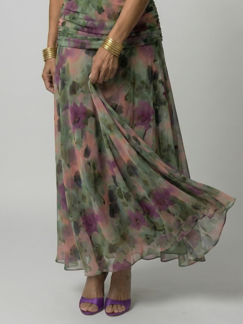 Calen | Off-Shoulder Flowing Midi Dress
