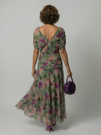 Calen | Off-Shoulder Flowing Midi Dress