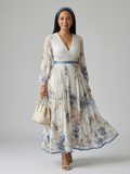 Rielle | Faltendes Wickel-Midikleid