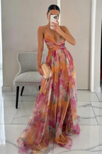 Alinna | Lange Maxi-Kleid