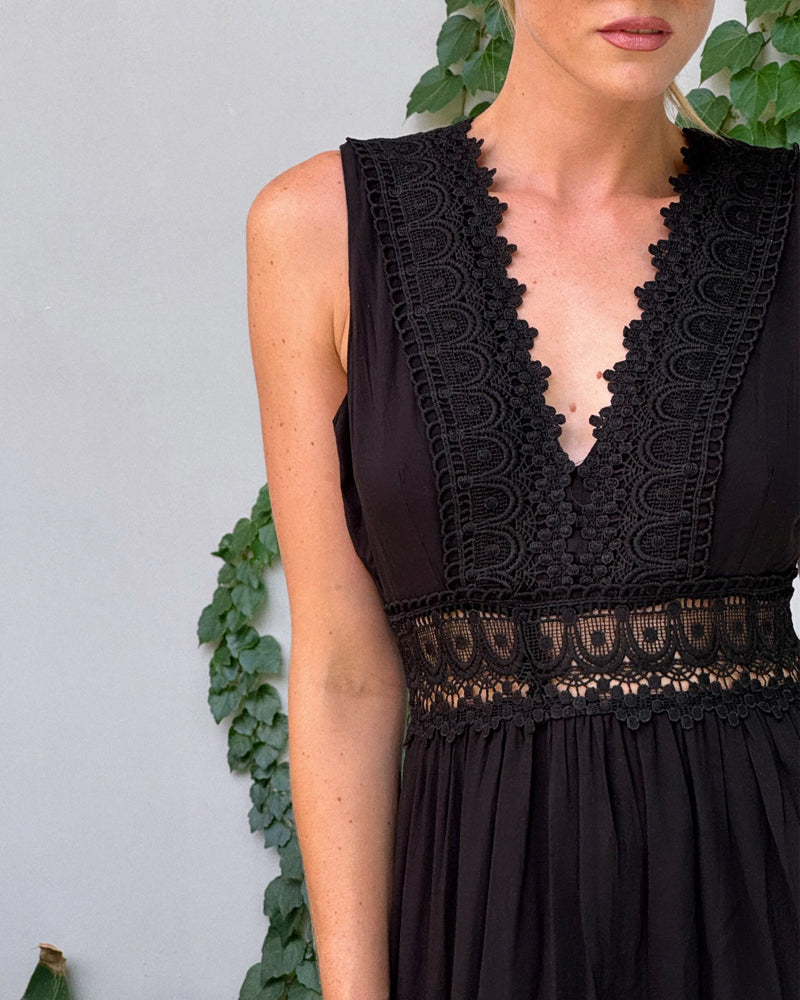 Liv™ | Schwarz und Weiß Kleid