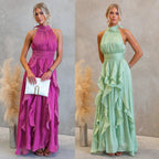 Celestia | Ruffled Maxi Dress