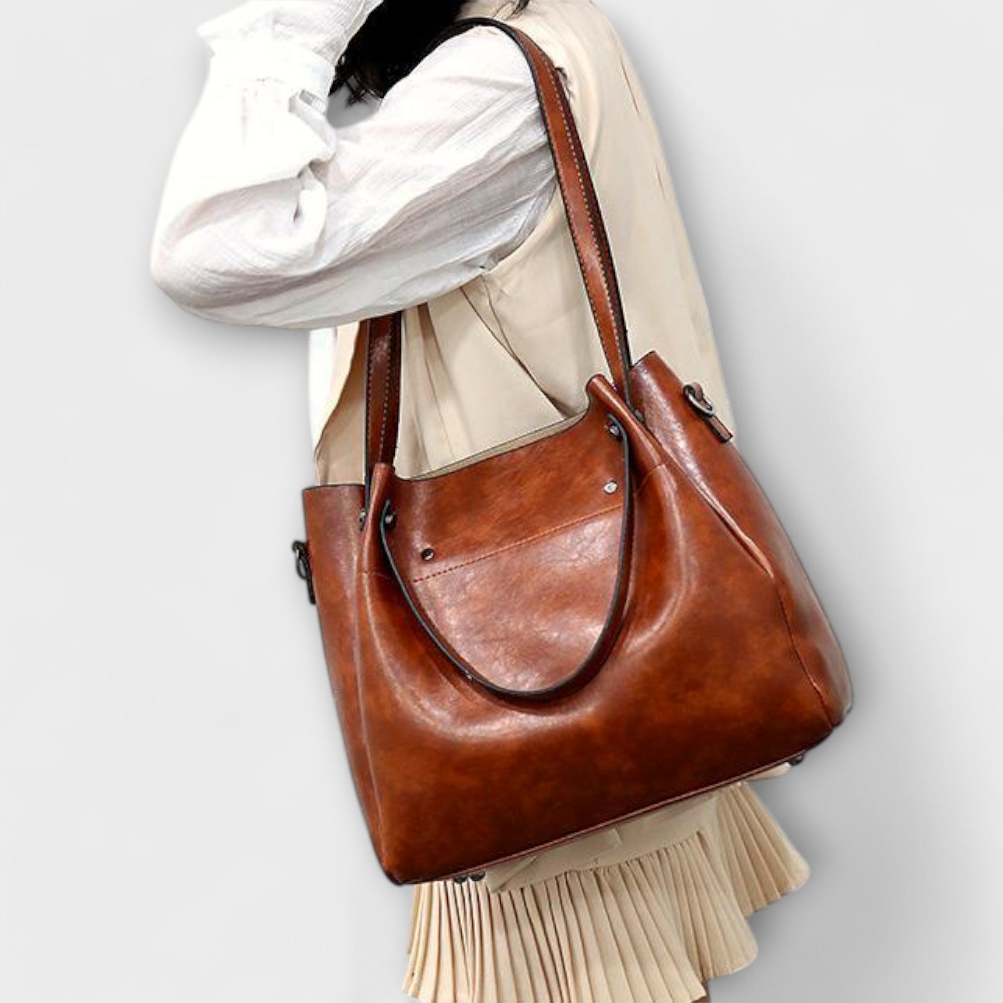 Olivia - 4-teiliges Vintage-Handtaschen-Set