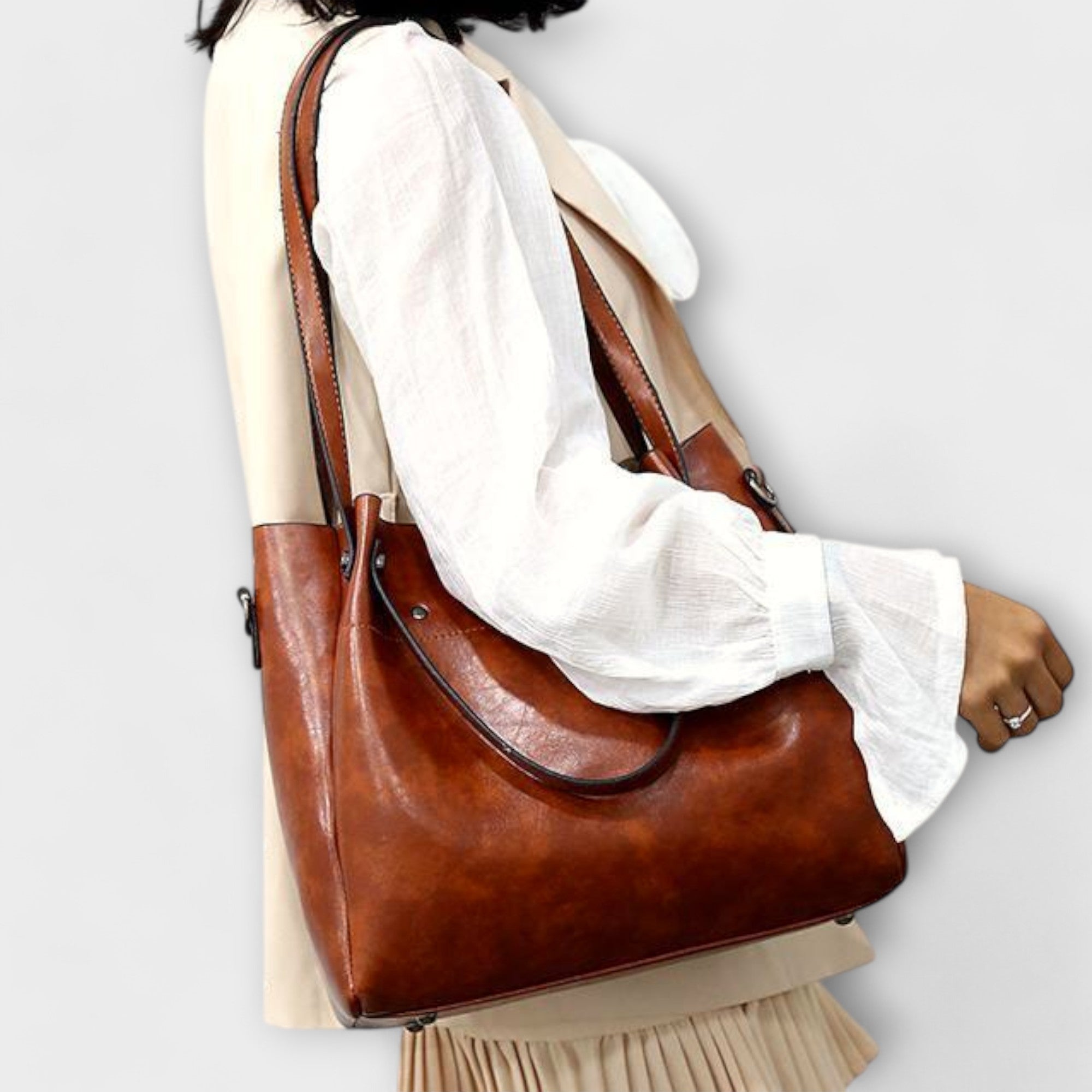 Olivia - 4-teiliges Vintage-Handtaschen-Set
