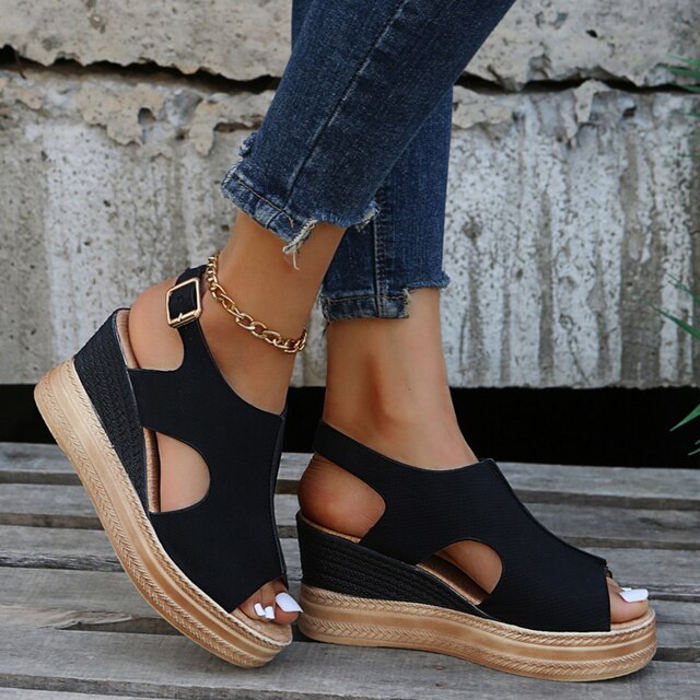 Ines | Bequeme Keilsandalen für entspannte Tage