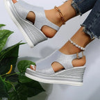 Ines | Bequeme Keilsandalen für entspannte Tage