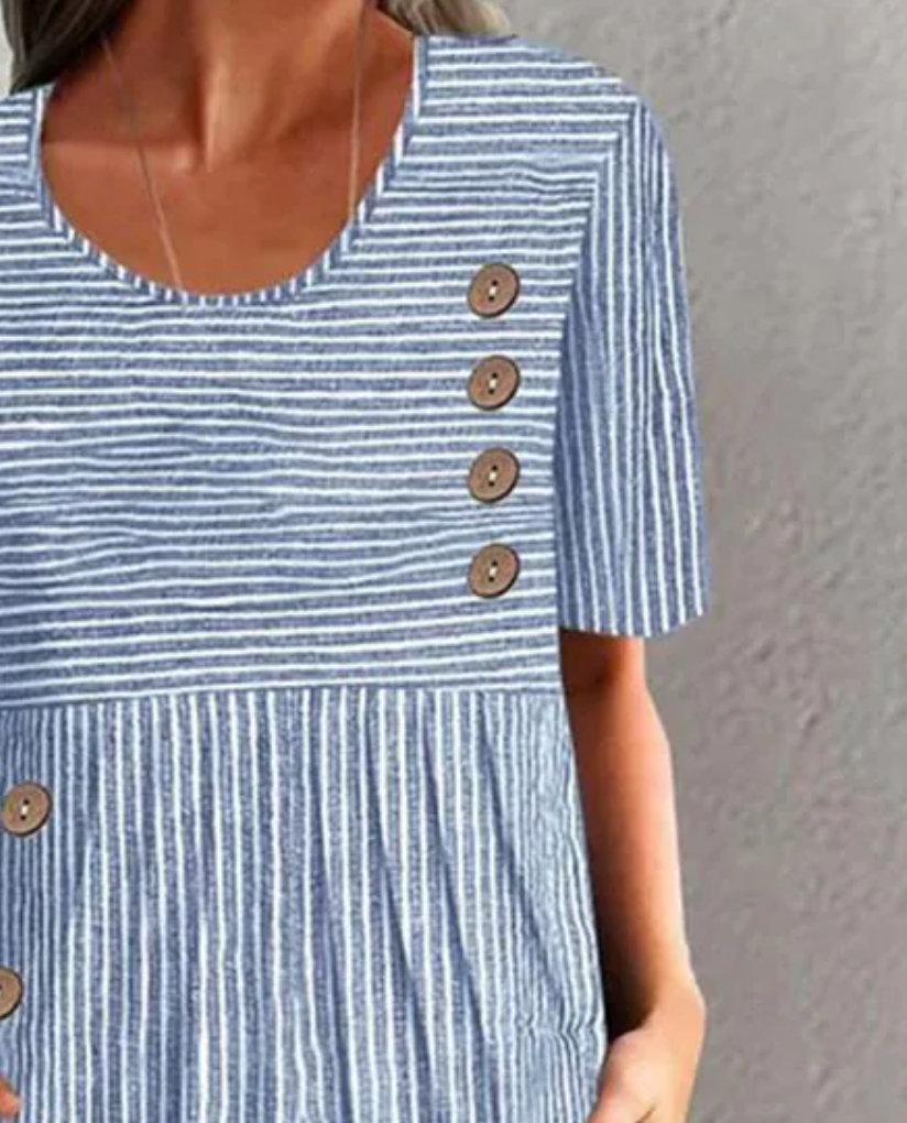 Fhinley | Gestreiftes Hemdkleid