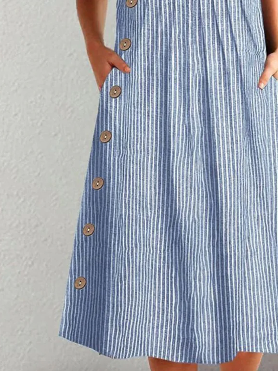Fhinley | Gestreiftes Hemdkleid
