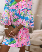 Sylivie | Kleid mit ausgestellten Ärmeln