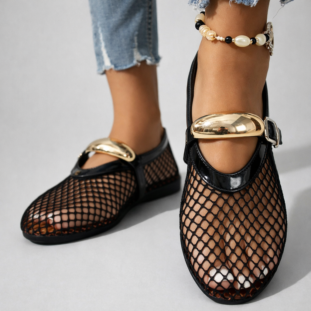 Arlena Classic Mary Jane Ballerina Flats