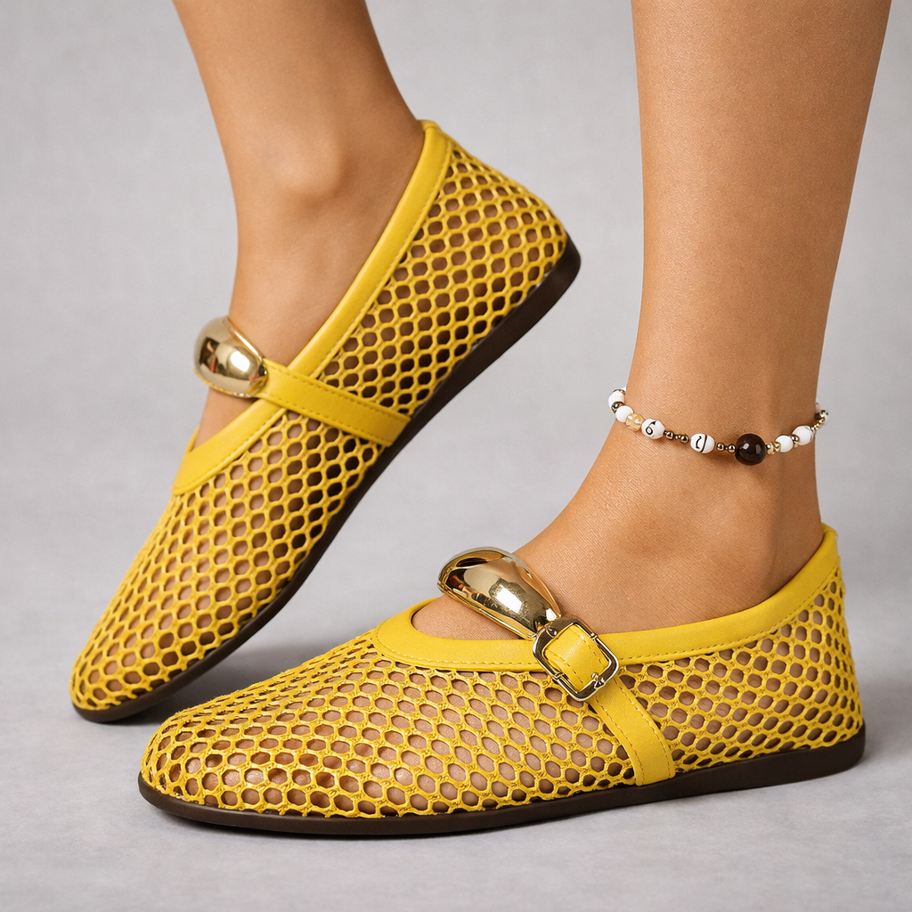 Arlena Classic Mary Jane Ballerina Flats