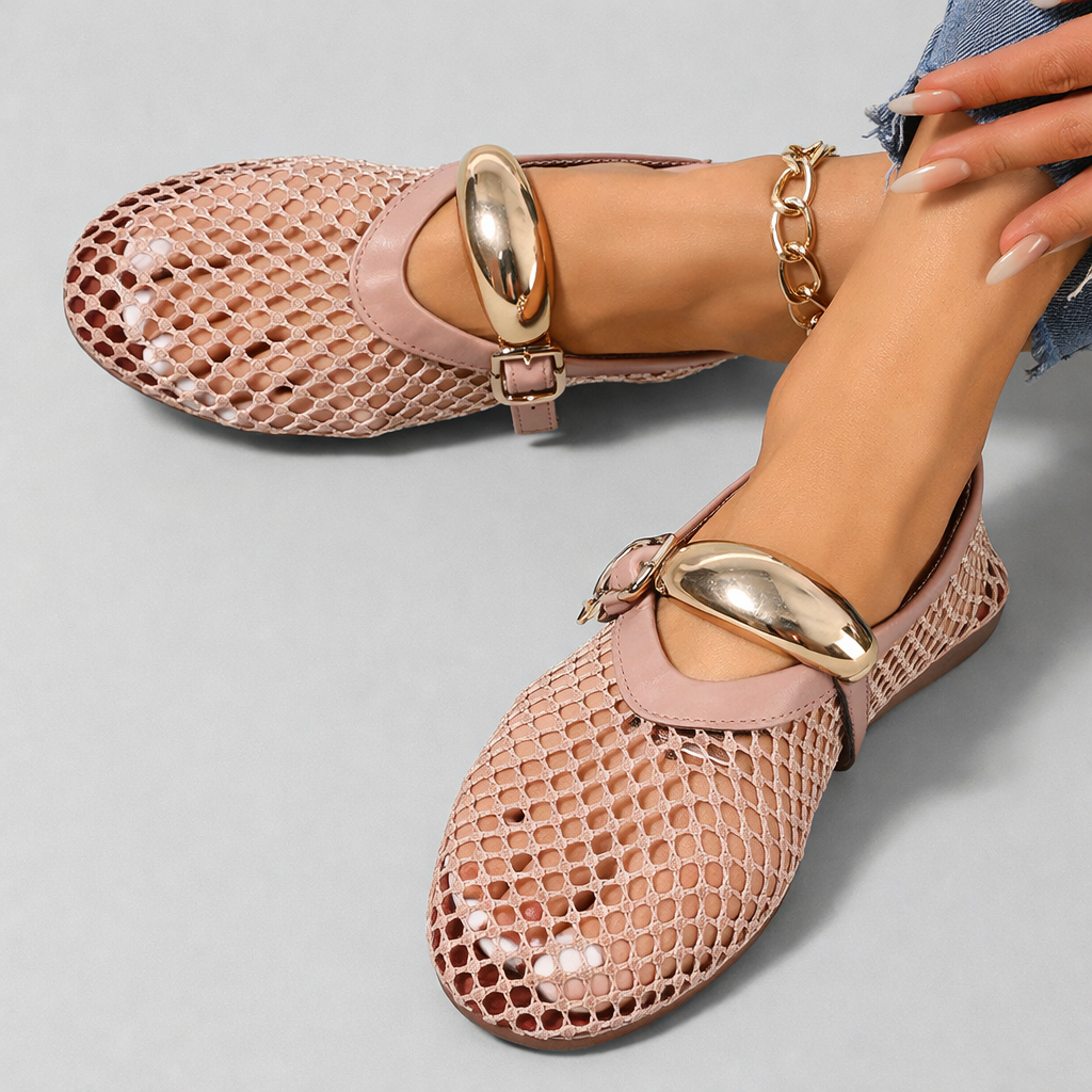 Arlena Classic Mary Jane Ballerina Flats