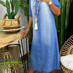 Yazmin™ | Denim-Optik Kleid