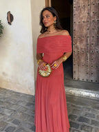 Camila | Elegantes Mesh-Maxikleid