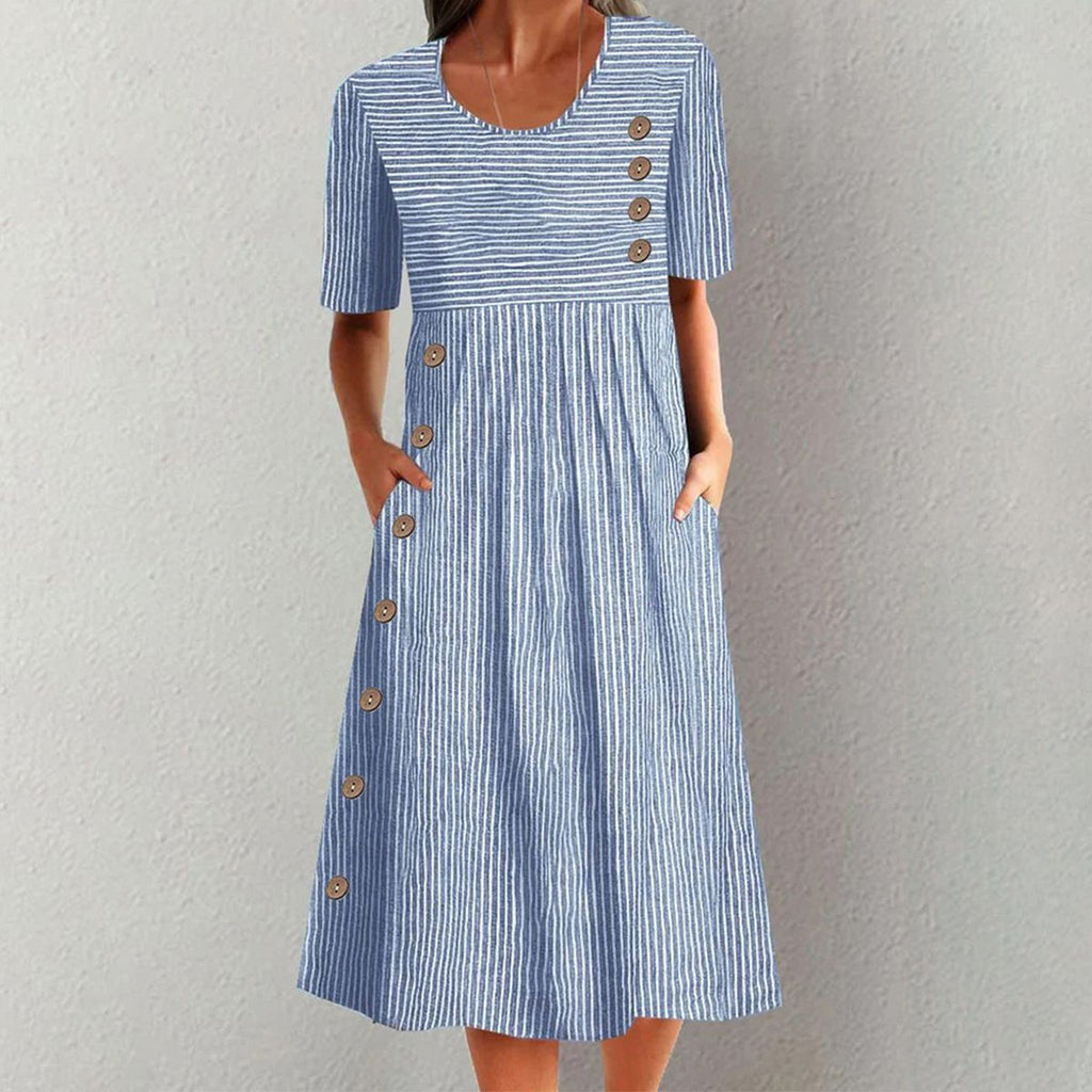 Fhinley | Gestreiftes Hemdkleid
