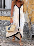 Nancy | Inselstil Lavechic Colorblock Midi Dress
