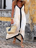 Nancy | Inselstil Lavechic Colorblock Midi Dress