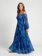 Aspen | Floral Off-Shoulder Maxi Dress