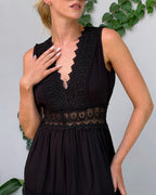 Liv™ | Schwarz und Weiß Kleid