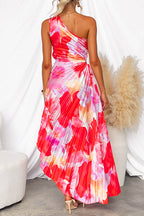Yanira™ | Einseitiges Faltenkleid