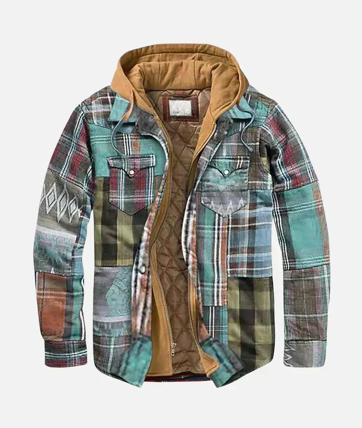 Timo| Karierte Patchworkjacke
