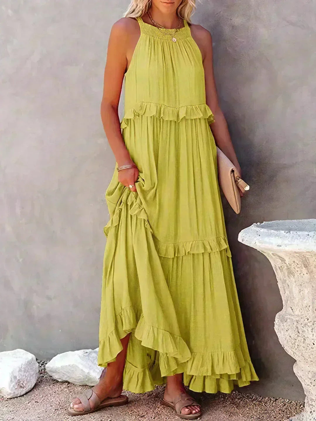 Dylilah | Kleid mit Rüschenabschluss