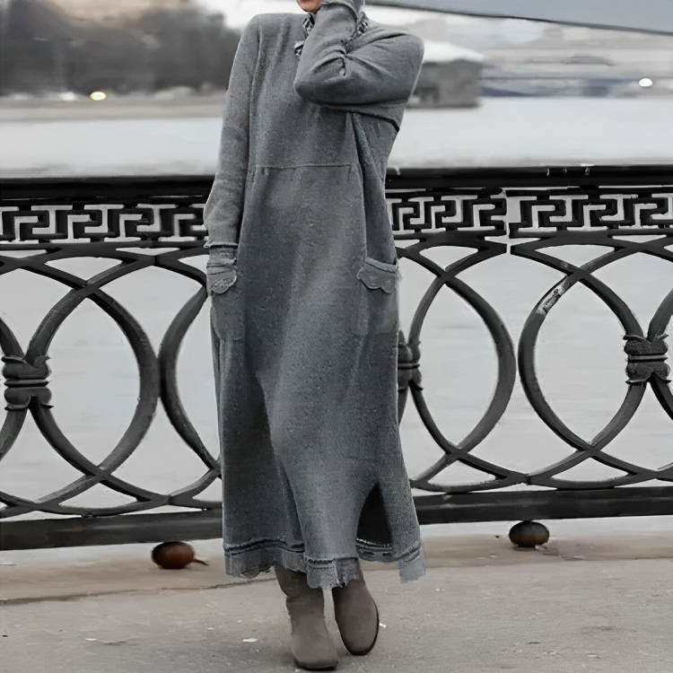Gerda™ | Long Knit Dress