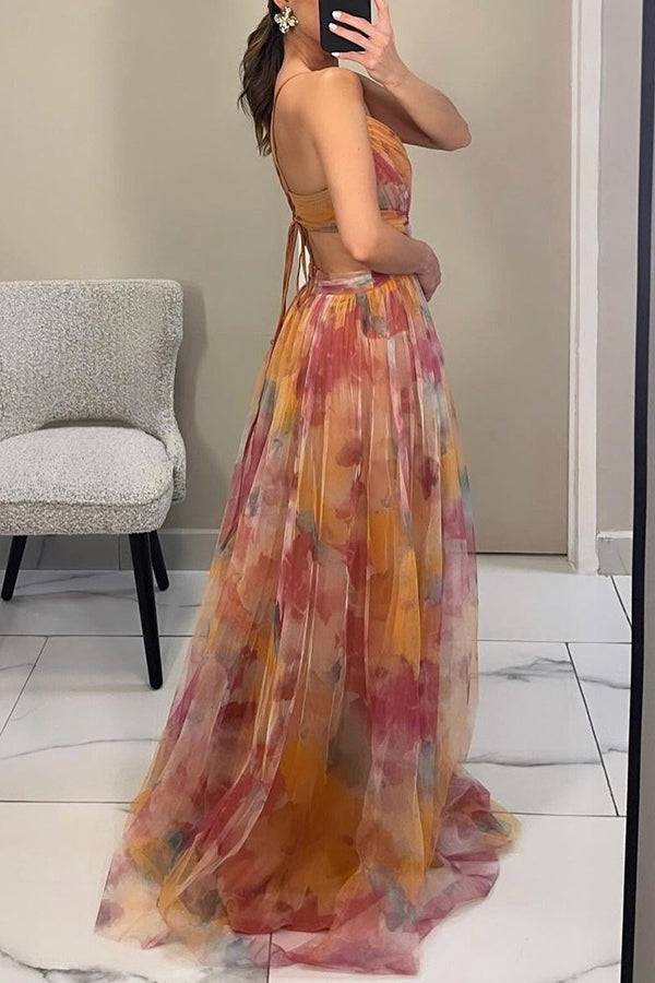 Alinna | Lange Maxi-Kleid