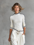 Sport Set mit Weiten Hose und Kordel