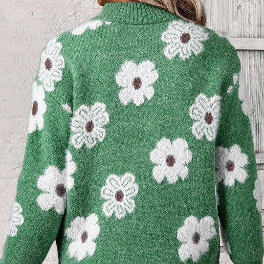 BLOOM | Pullover mit Zip-Kragen