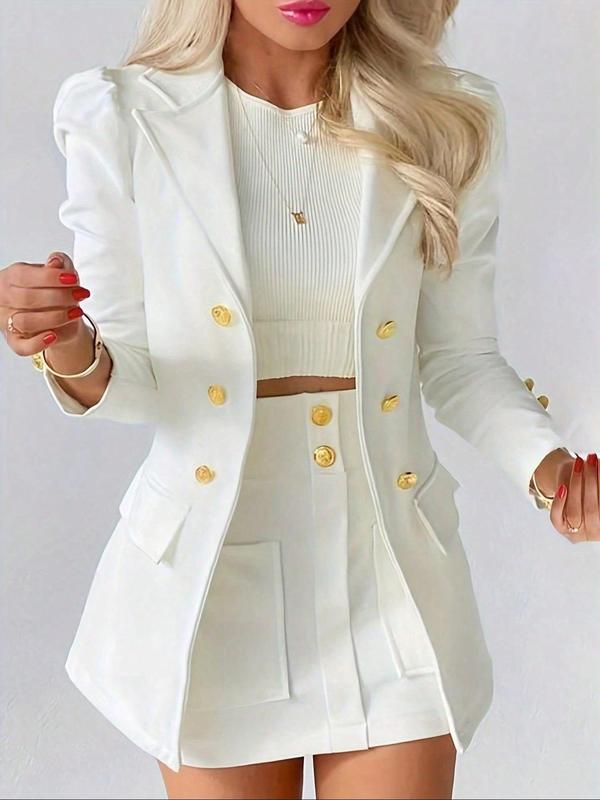 Erin - Stilvolles Zweiteiliges Blazer- und Rockensemble