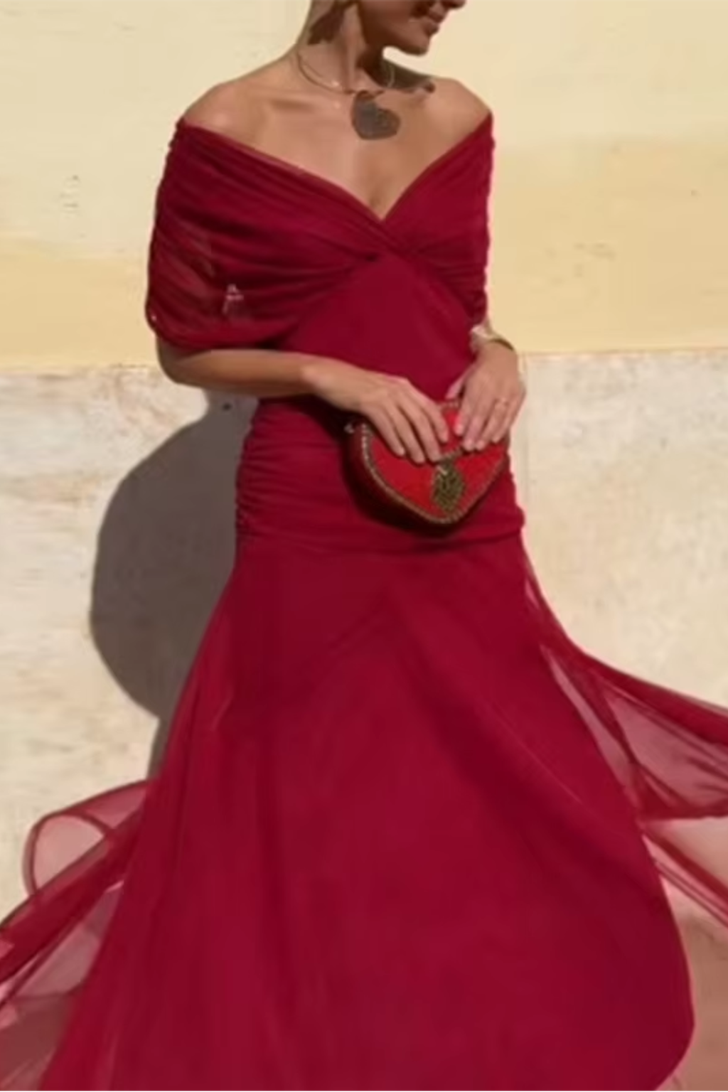 ANA | ELEGANT MAXI DRESS WITH PLEATS