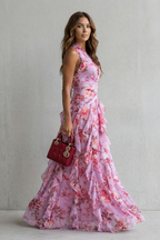 Belladina | Halter Neck Maxi Dress